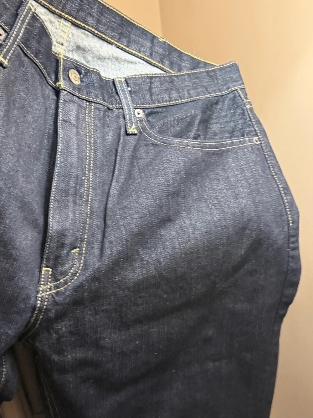 Levi's Men's Dark Indigo Straight Jeans